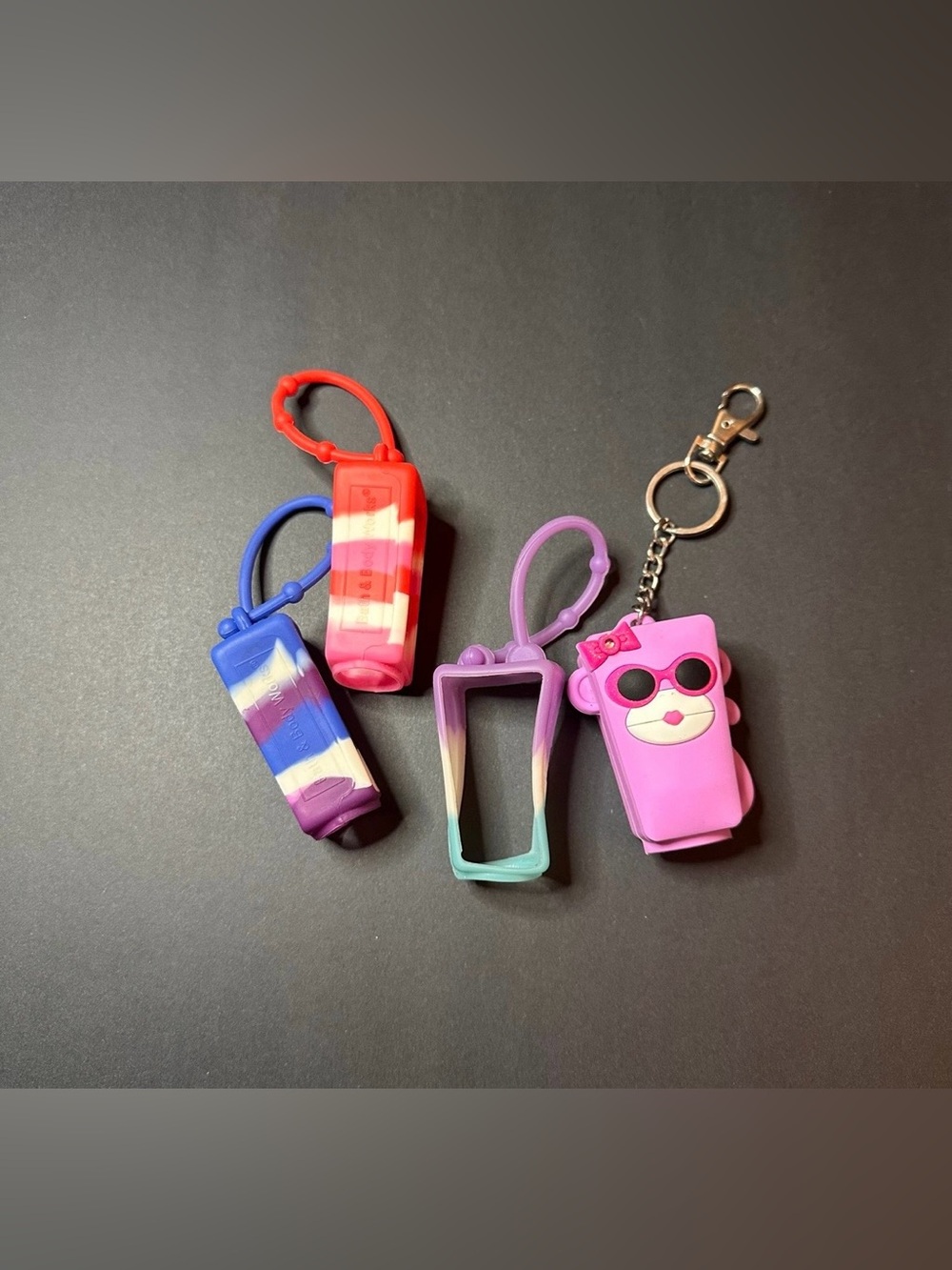 Bath & Body Works Pocketbac Hand Sanitizer Holders Cute Colorful Lot Of 4
